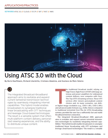 cover using atsc3 with the cloud